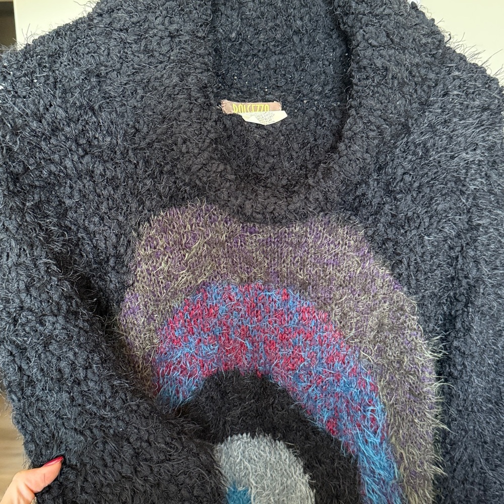 Cozy Multicolor Fuzzy Sweater from dolcezza - Picture 4 of 4